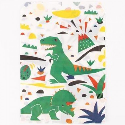 Sacos Papel Dinossauros